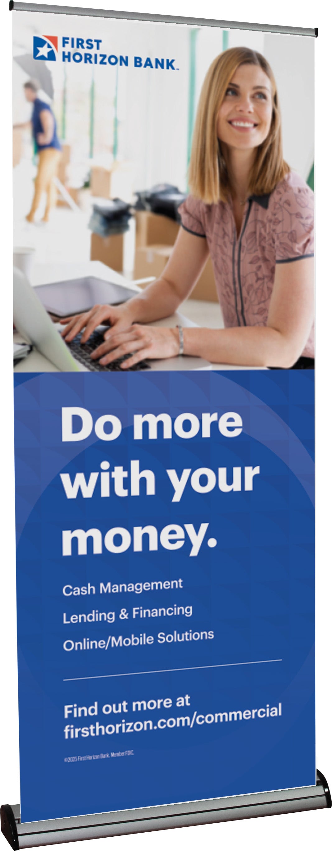 FHB - Barracuda 850 Retractable Banner Stand - Small Business Woman