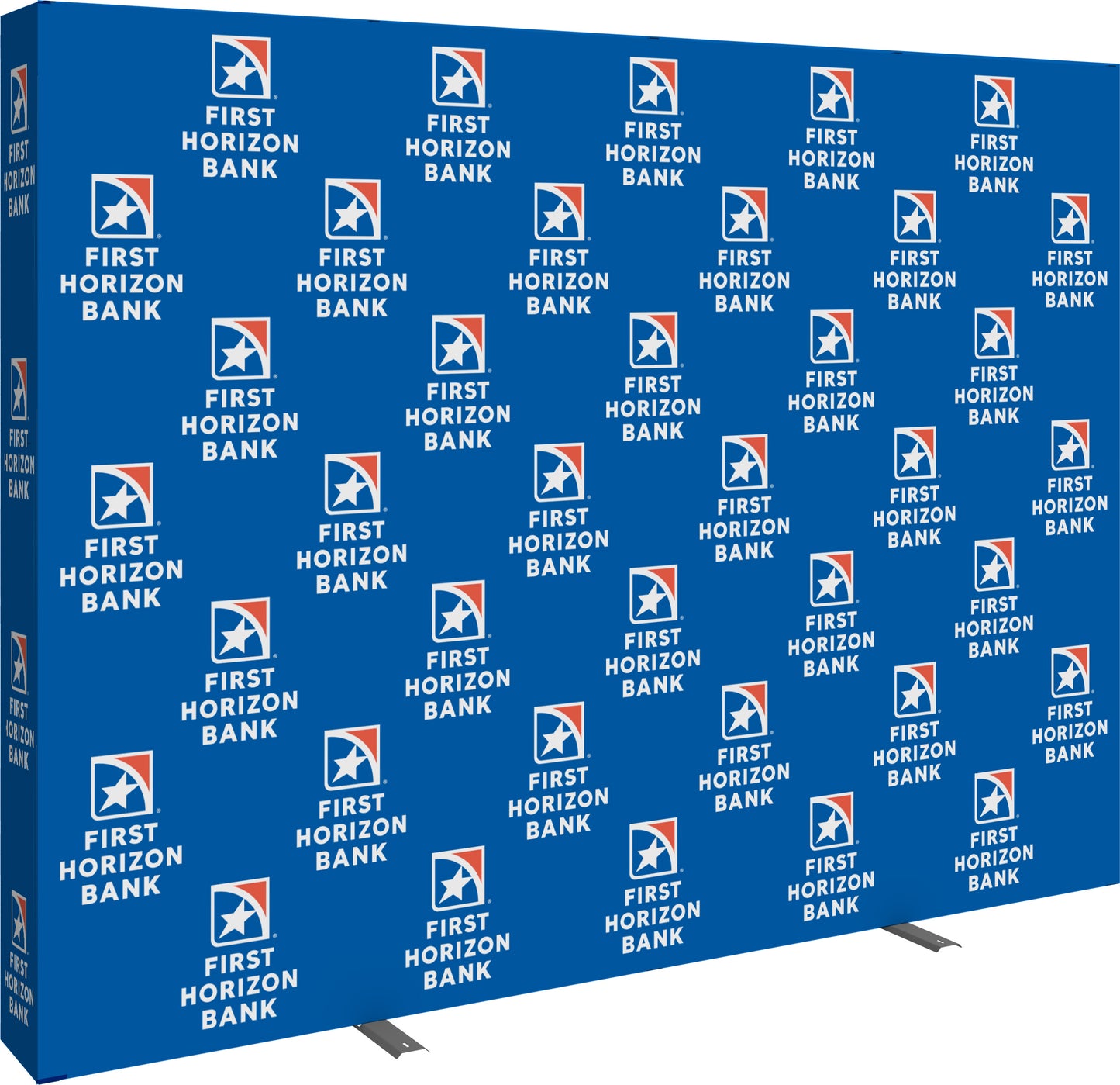 FHB - First Horizon Hopup 10' Straight Full Height Fabric Display with End Caps